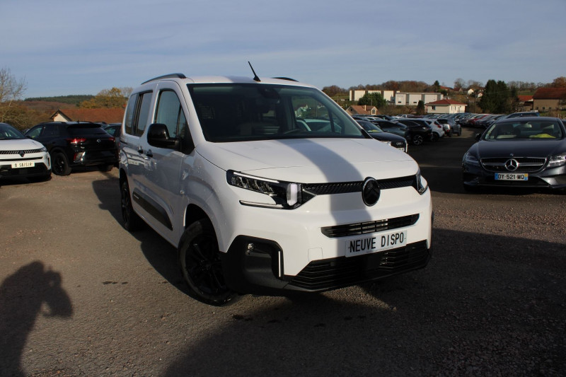 Citroen BERLINGO 5 PLUS BLUE HDI 130 CV GPS CARPLAY CAMÃRA I-COKPIT FULL LED JA 16 BOITE AUTO EAT-8 Diesel BLANC CRISTAL Occasion à vendre